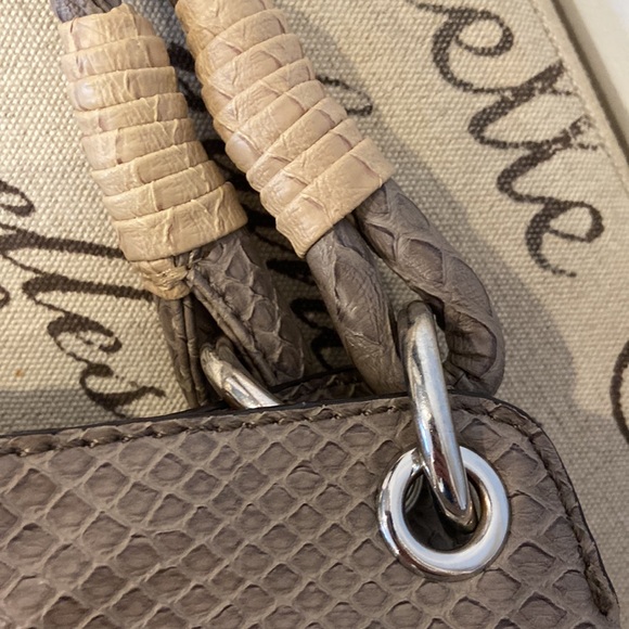 GUESS Snake Print Faux-Leather Purse - Picture 5 of 10